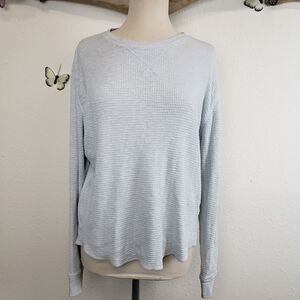 Lucky brand waffle knit long sleeve thermal